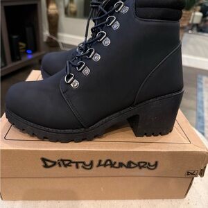 Dirty Laundry Black Moto Boots